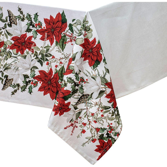 Ashdene Poinsettia 100% Cotton Tablecloth 150 x 300 cm