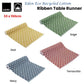 Ladelle Eden Ribbed Eco Recycled Cotton Table Runner 33 x 150 cm Terracotta