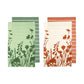 Ladelle Set of 4 Sanctuary Floral Cotton Kitchen Tea Towels 50 x 70 cm Mix