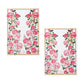 Ashdene Set of 2 Heritage Rose Cotton Kitchen Tea Towels 50 x 70 cm