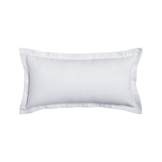 Platinum Collection Ascot White Oblong Filled Cushion 30 x 60cm