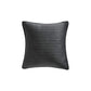 Private Collection Barlow Slate Embroidered Velvet Square Filled Cushion 45 x 45cm