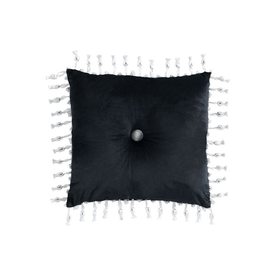 Davinci Chamonix Center Buttoned Filled Cushion with Tassels 45 x 45cm