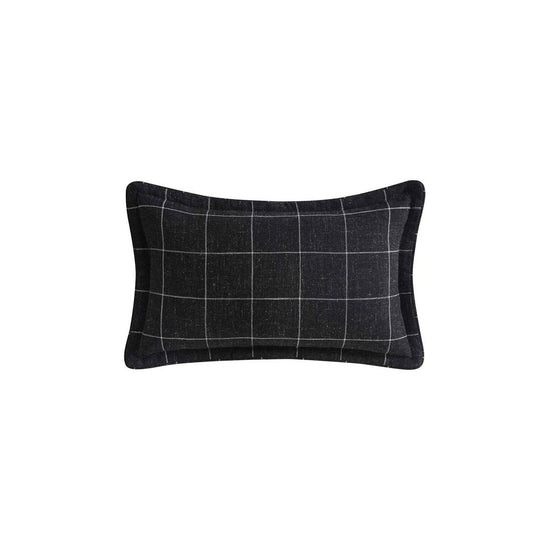 Private Collection Fitzgerald Coal Oblong Filled Cushion 30 x 50cm