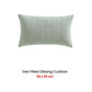 Platinum Collection Kayo Sage 100% Cotton Oblong Filled Cushion 30 x 50cm