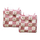 Lylac Homeware Petal Delights Set of 2 Cotton Chair Pads Mia Pink