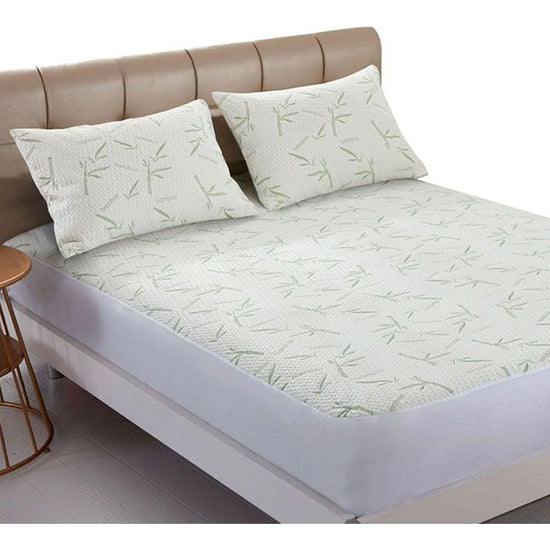 Alastairs Nature Basics Bamboo Waterproof Mattress Protectors Queen