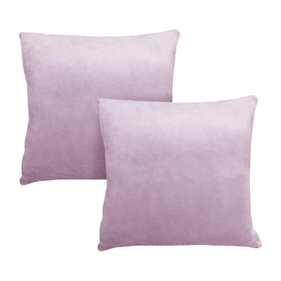 Alastairs Augusta Blush Pair of Flannel Fleece European Pillowcases