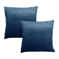 Alastairs Augusta Navy Pair of Flannel Fleece European Pillowcases