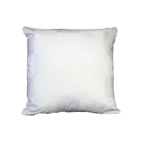 Orient Sense Dominic White Gingham Jacquard Cushion Cover 45cm x 45cm