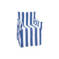 Rans Alfresco 100% Cotton Director Chair Cover - Striped Cobalt Blue