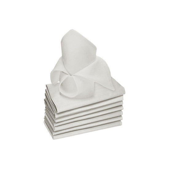 Rans Set of 8 Lollipop Cotton Napkins - White