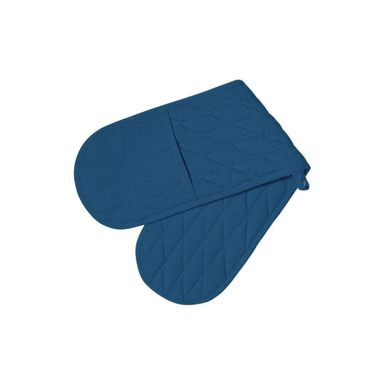 Rans Manhattan Blue Cotton Double Oven Mitt