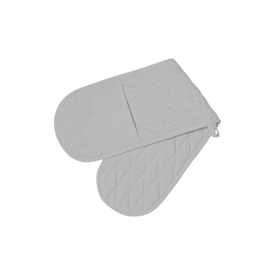 Rans Manhattan Silver Cotton Double Oven Mitt