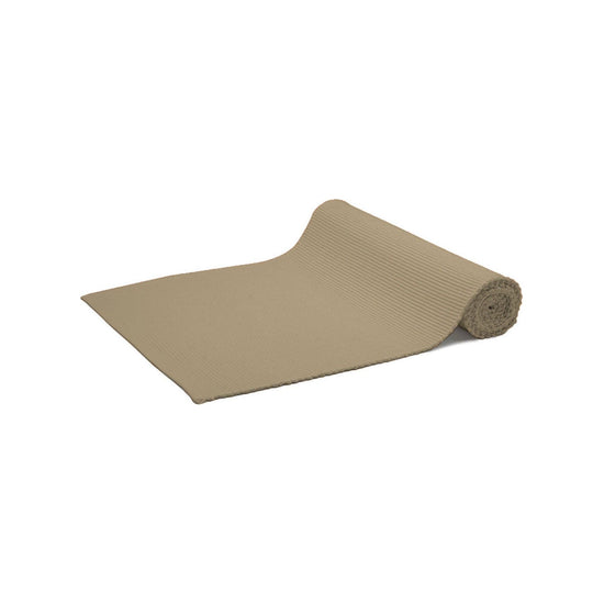 Rans Lollipop Cotton Ribbed Runner - Taupe