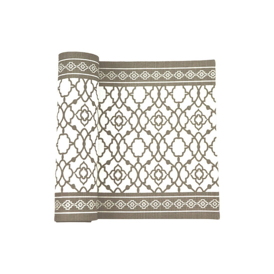 Rans Cotton Vintage Table Runner - Grey