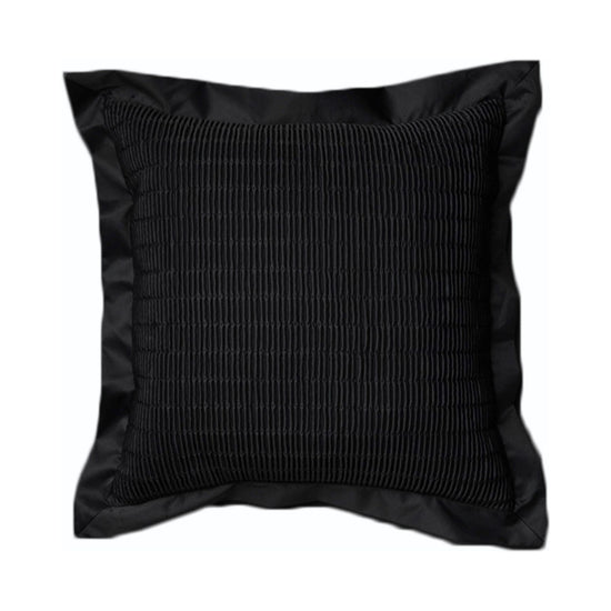 Rapee Morocco Quilted Filled Cushion - Black