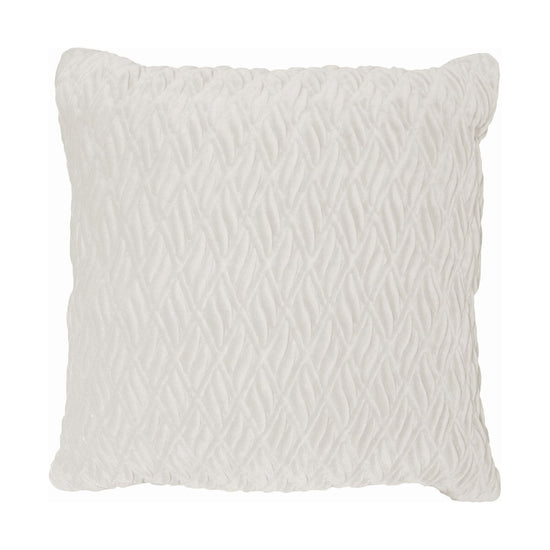 Rapee Pietra Filled Cushion - White 45cm x 45cm