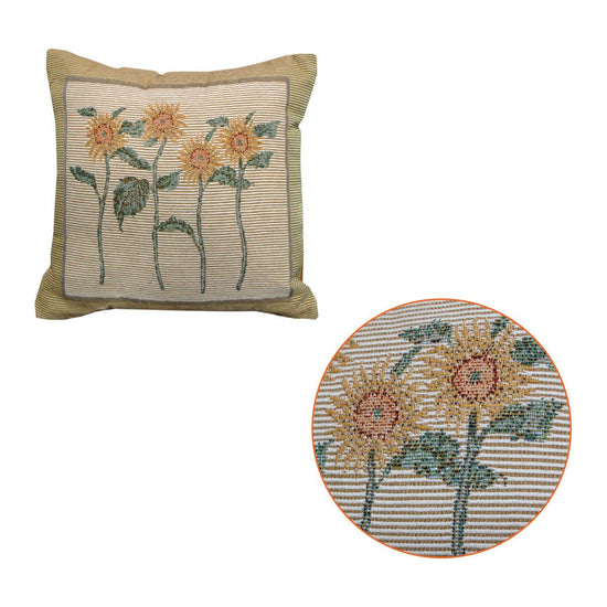 Rapee Bella Sunflower Tapestry Filled Cushion 32 x 32 cm