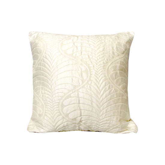 Rapee Decoration Cushion Cover Tux Leaf - Ivory 50 x 50 cm