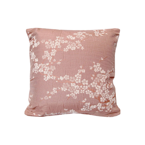 Rapee Blossom Jacquard Cushion Cover - Pink 45 x 45 cm