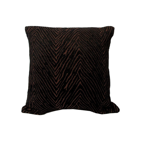 Rapee Capetown Jacquard Cushion Cover - Black 45 x 45 cm