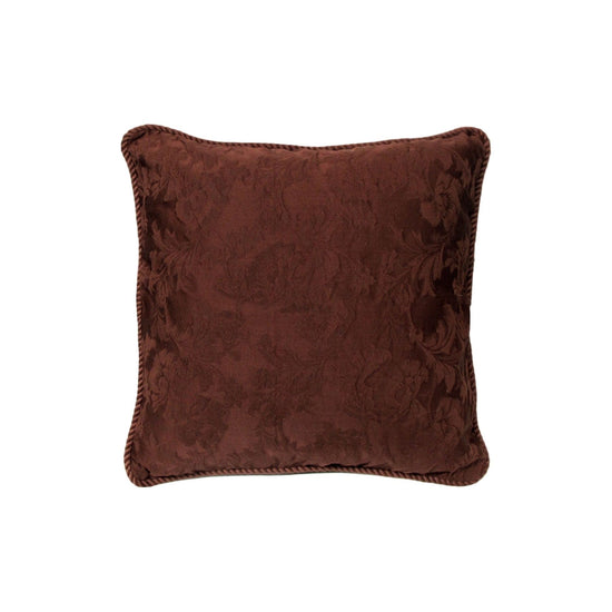 Rapee Mandalay Braid Piped Cushion Cover - Chocolate 45 x 45 cm