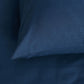 Minikins Junior Cotton Combo Fitted Sheet Set Storm Navy Single