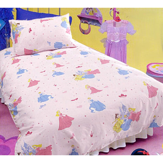 Disney Princess Pink Quilt Cover Set Single