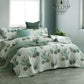 100% Cotton Lightly Quilted Coverlet Set Blooming Cactuses Cream Queen