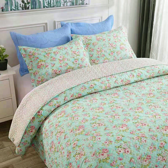 100% Cotton Coverlet Set Isabella Multi - Queen