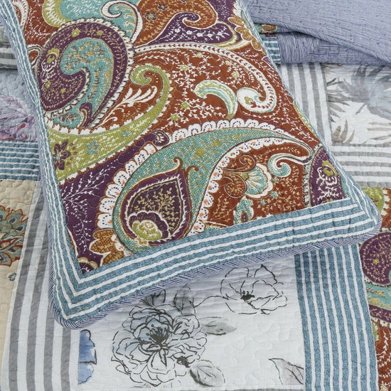 100% Cotton Lightly Quilted Coverlet Set Montana Queen 230 x 250 cm