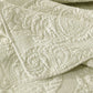 Cotton Rich Lightly Quilted Coverlet Set Royale Cream Queen