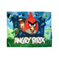 Angry Birds Printed Polar Fleece Throw Rug 130 x 160 cm