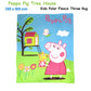 Peppa Pig Tree House Printed Polar Fleece Throw Rug 130 x 160 cm