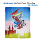 Spiderman Printed Polar Fleece Throw Rug 130 x 160 cm
