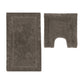 2200GSM 2 Pce Axel 100% Cotton Bath Mat Set Chocolate