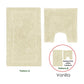 2200GSM 2 Pce Axel 100% Cotton Bath Mat Set Vanilla