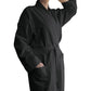 Jason 240GSM Waffle Polyester Cotton Kimono Ebony