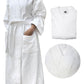 Jason 400GSM White Cotton Velour Bath Robe Medium/Large