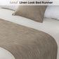 Jason Linen Look Sand Bed Runner Double/Queen