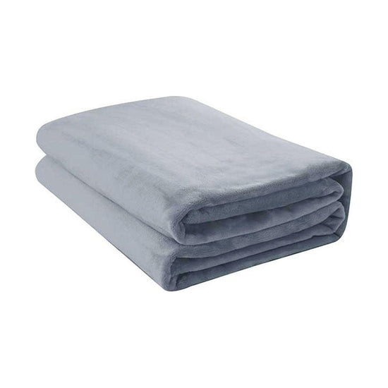 Jason 400GSM Super Soft Micro Fleece Blanket Silver King