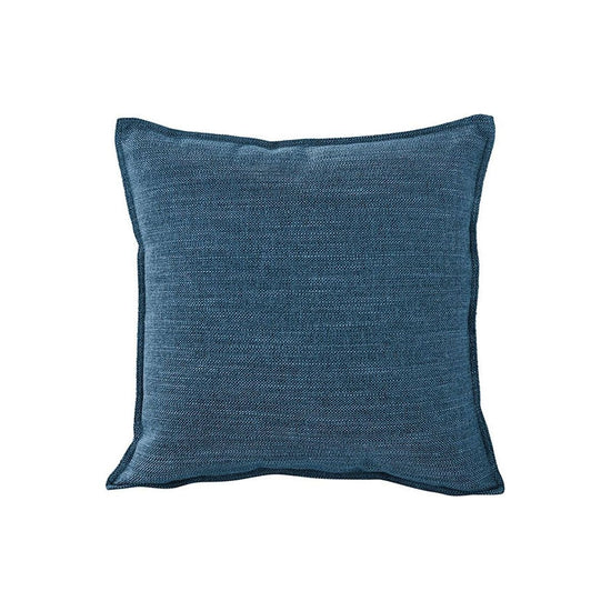 Jason Linen Look Square Filled Cushion 44 x 44 + 1 cm Marine