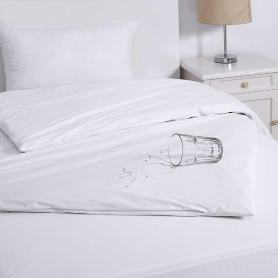 Jason Eva Clean Waterproof Quilt Protectors with Zip - King Single