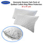 Jason Twin Pack of Quilted Cotton King Pillow Protectors 51 x 91 cm