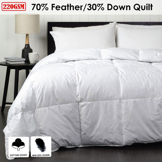 Jason 70% Feather 30% Down Quilt King