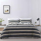 Jason Brighton Charcoal Quilt Cover Set King