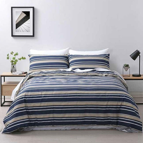 Jason Brighton Midnight Blue Quilt Cover Set Queen