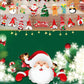 2Pack 3M Christmas Bunting Banners Garland Wall Decor Elk Snowman Party Decor(TO27+TO28)