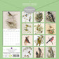 Garden Birds - 2025 Square Wall Calendar Pets Animals 16 Months Premium Planner
